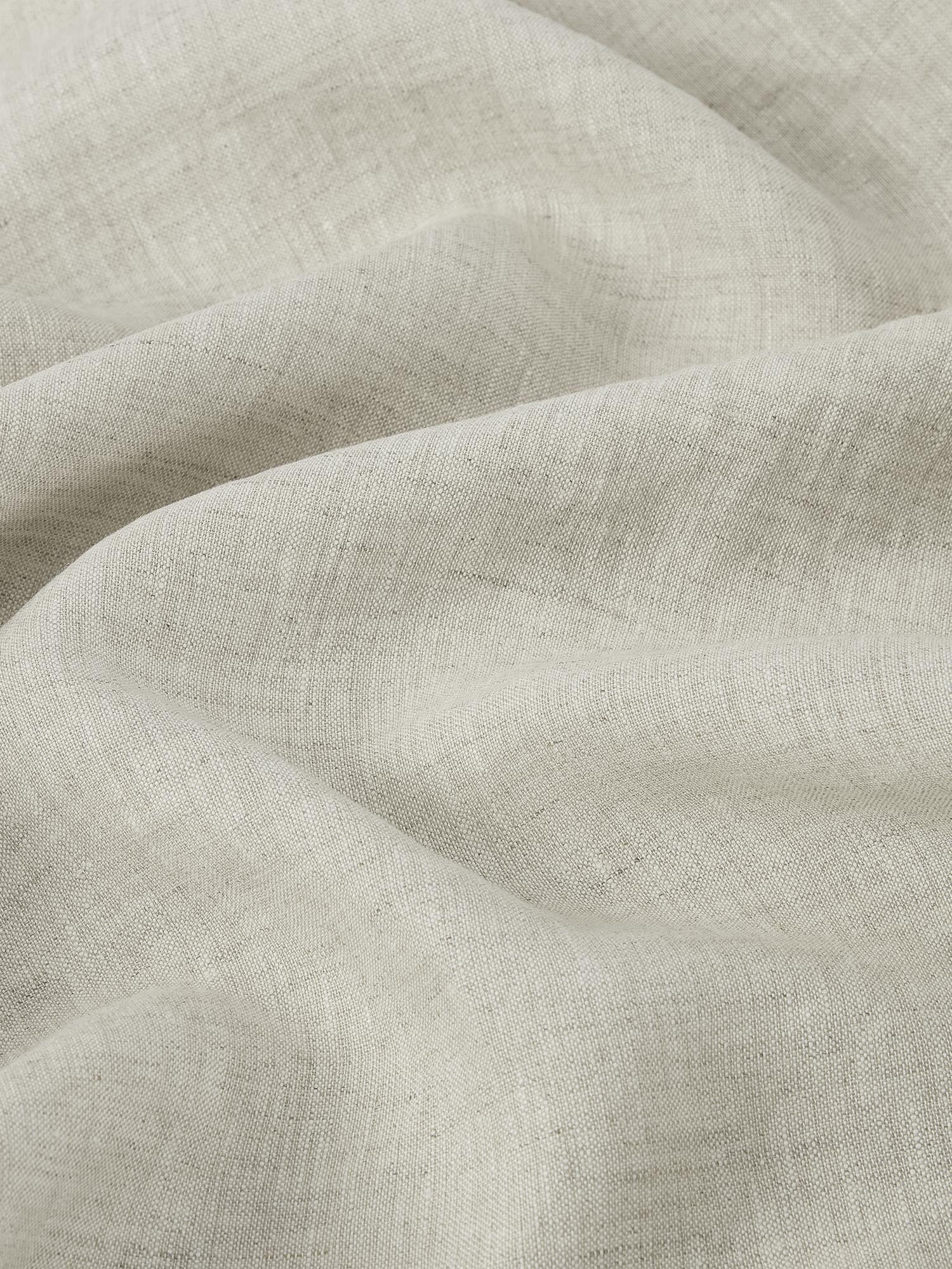 Oatmeal 100% Linen Fitted Sheet - Piglet in Bed US