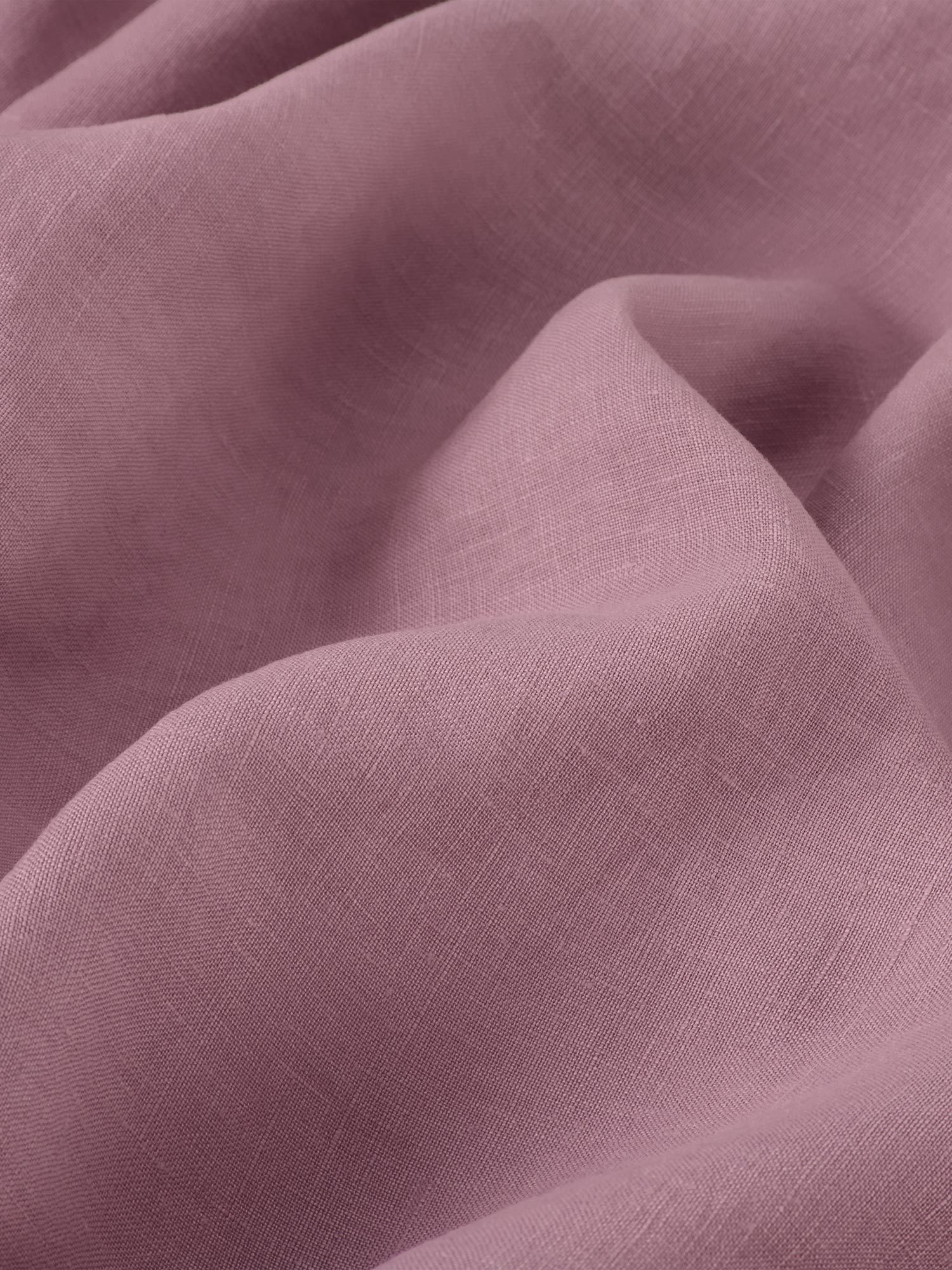 Raspberry 100% Linen Flat Sheet - Piglet in Bed US