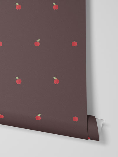 Brown Stone Apples Wallpaper