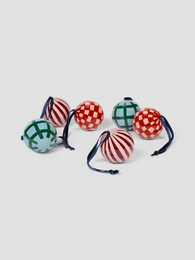 Fern Green & Dusk Blue Christmas Bauble