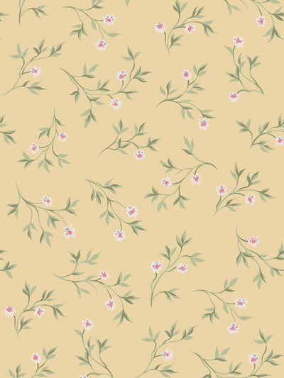 Chamomile Yellow Spring Sprig Wallpaper