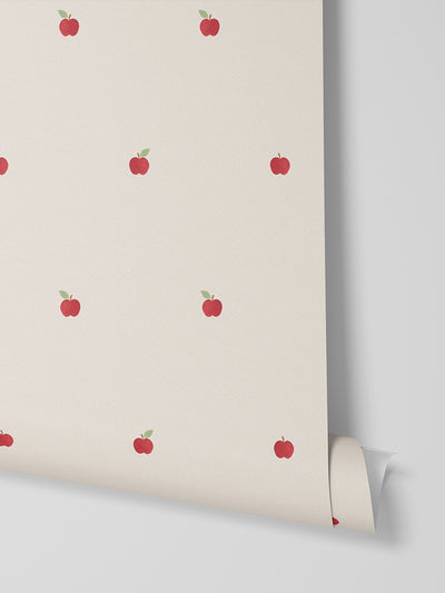 Cream Apples Wallpaper