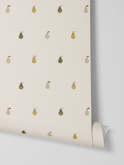 Cream Pears Wallpaper
