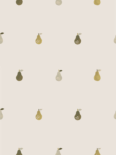 Cream Pears Wallpaper