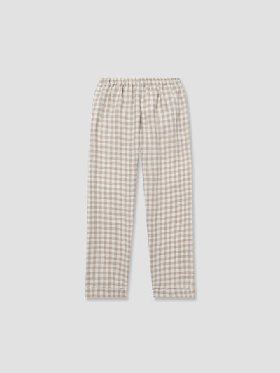 Men's Mushroom Gingham Pajama Pants