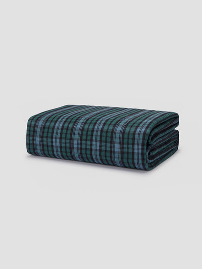 Canopy Heathcliff Plaid Flannel Cotton Duvet Cover