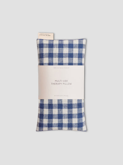 Blue Gingham Multi-Use Therapy Pillow