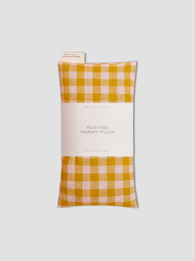 Yellow Gingham Multi-Use Therapy Pillow