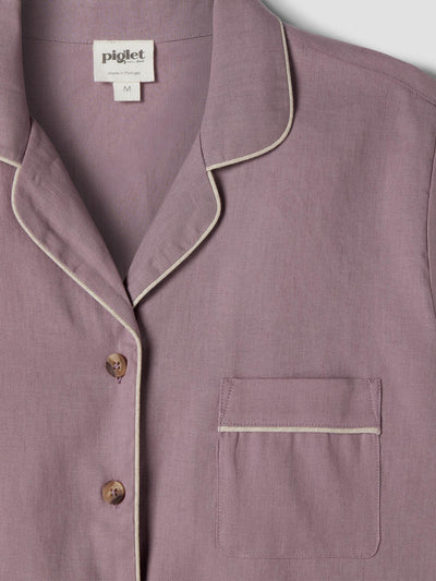 Elderberry Linen Blend Pajama Set