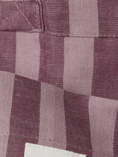 Plum Wine Pembroke Linen Blend Tote Bag