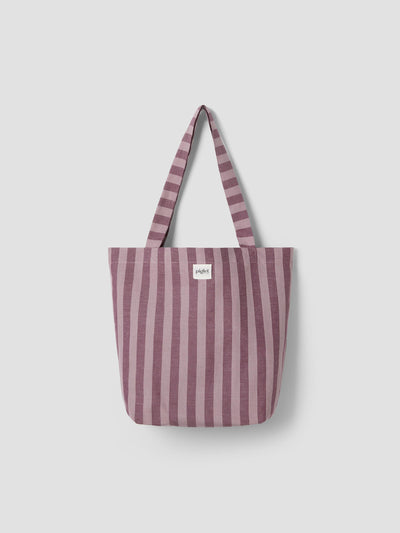 Plum Wine Pembroke Linen Blend Tote Bag