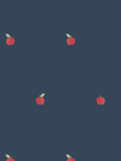 Moonlit Blue Apple Wallpaper