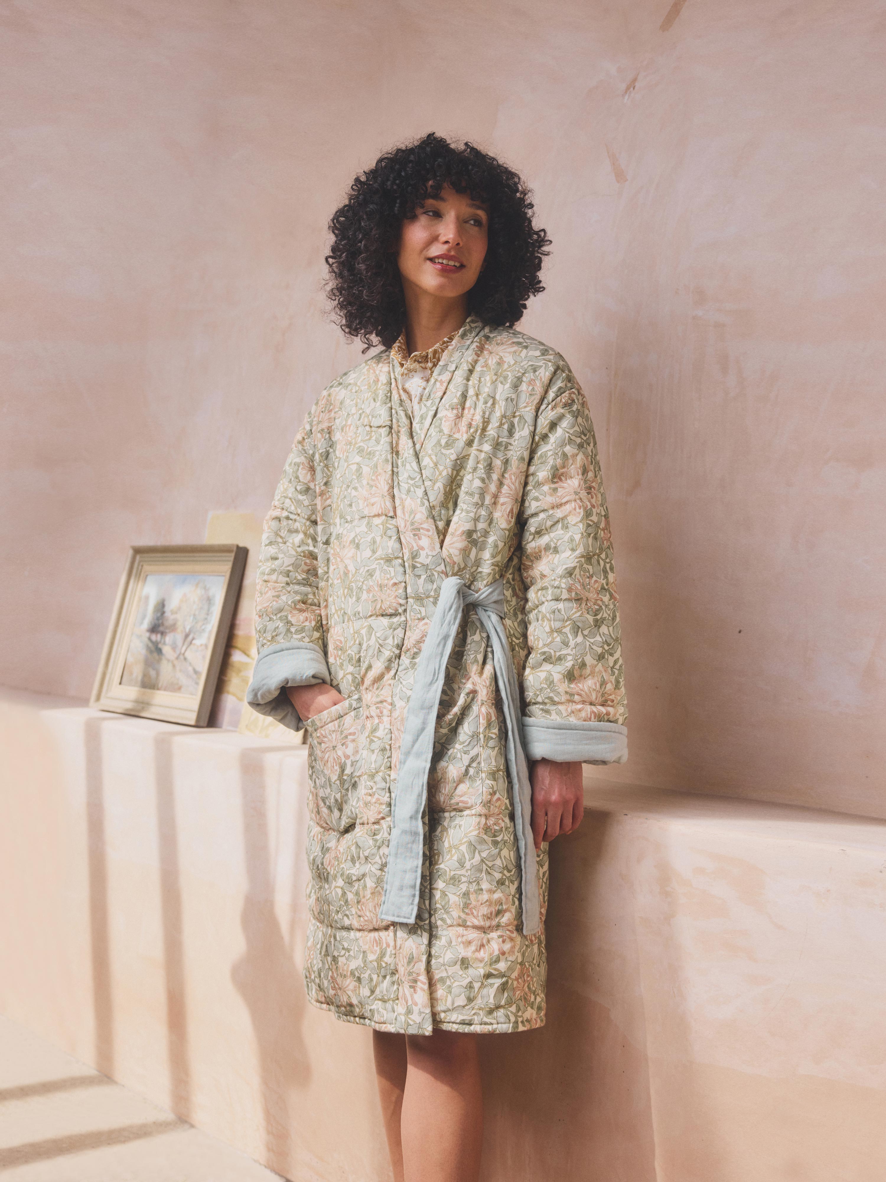 22年　DAISY LIN FOXEY High-end Bathrobe Posey Lavender Robe – Brooks Avenue