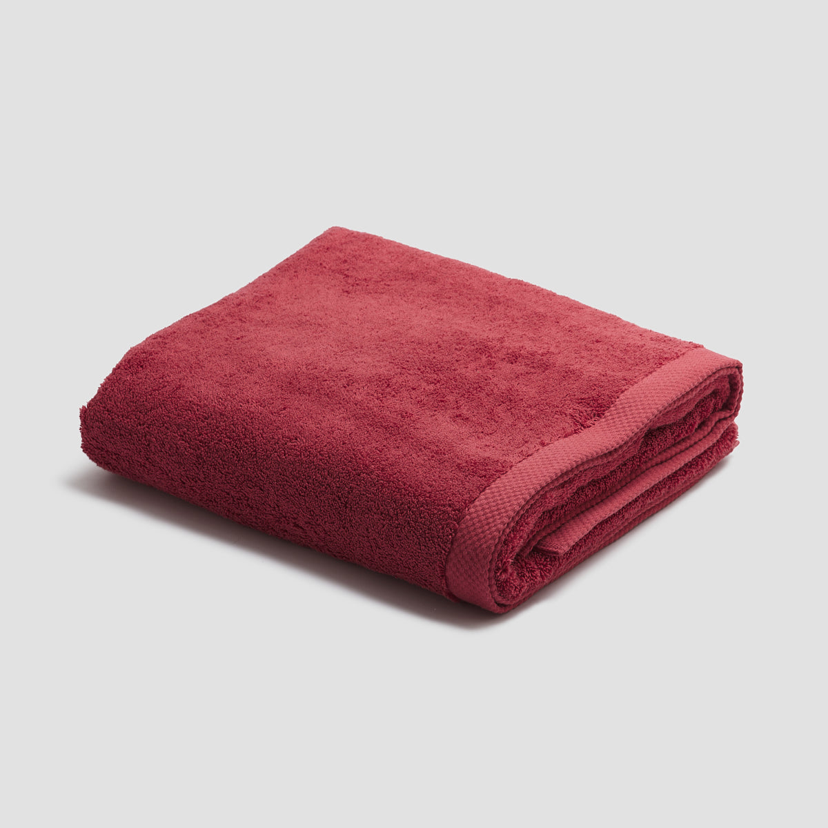 Merlot Organic Cotton Towels Size Bath Towel by Piglet in Bed