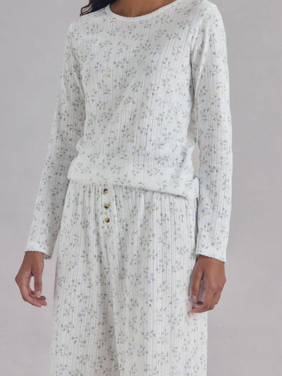 Spring Sprig Pointelle Pants