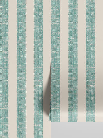 Wasabi Pembroke Stripe Wallpaper