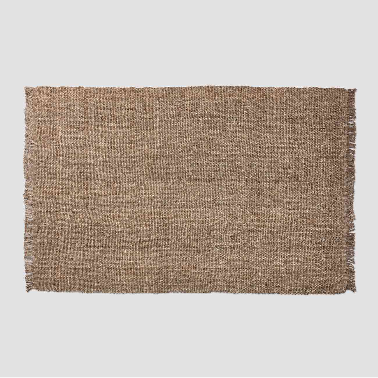Natural Jute Rug - Piglet in Bed