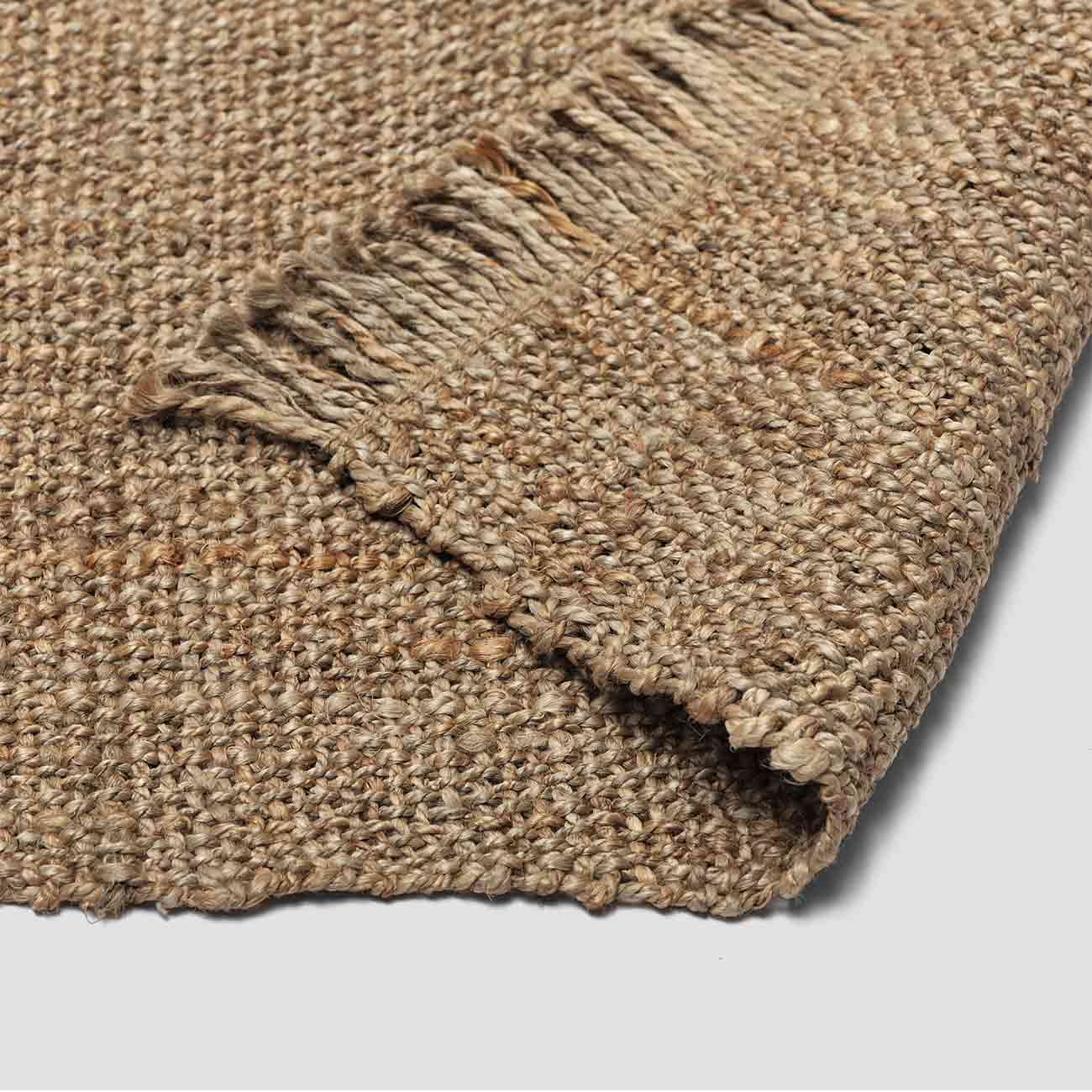 Natural Jute Rug - Piglet in Bed