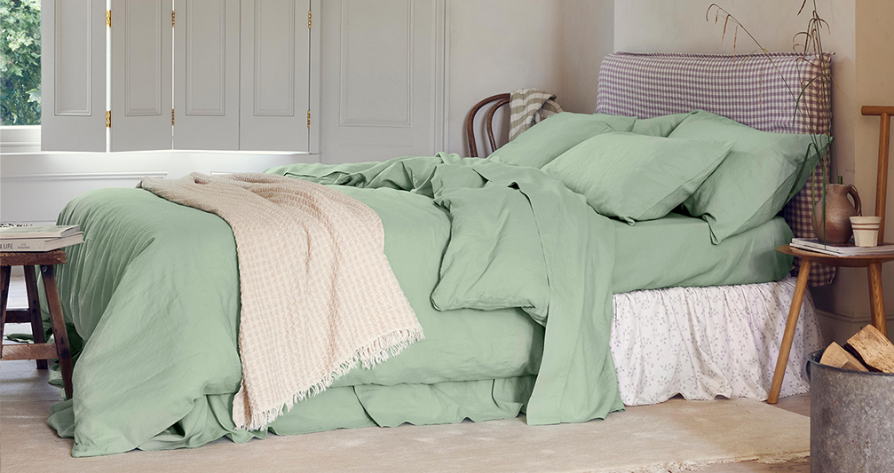All Green Bedding