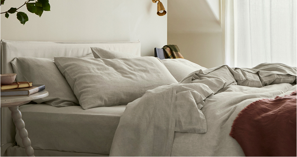 Linen Blend Bedding