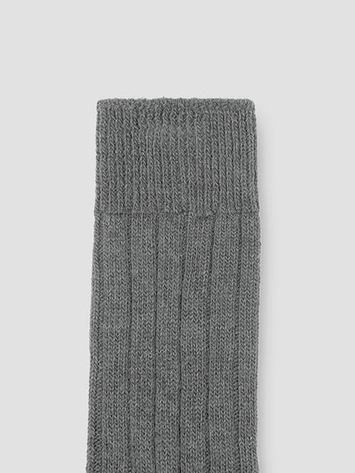 Gray Alpaca Bed Socks