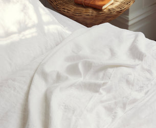 White Linen Blend Flat Sheet