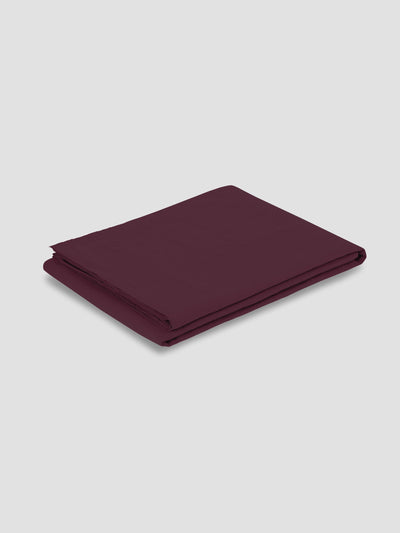 Berry Linen Blend Flat Sheet - alternate image