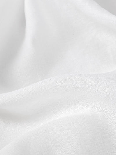 White 100% Linen Pillowcases (Pair) - Piglet in Bed US