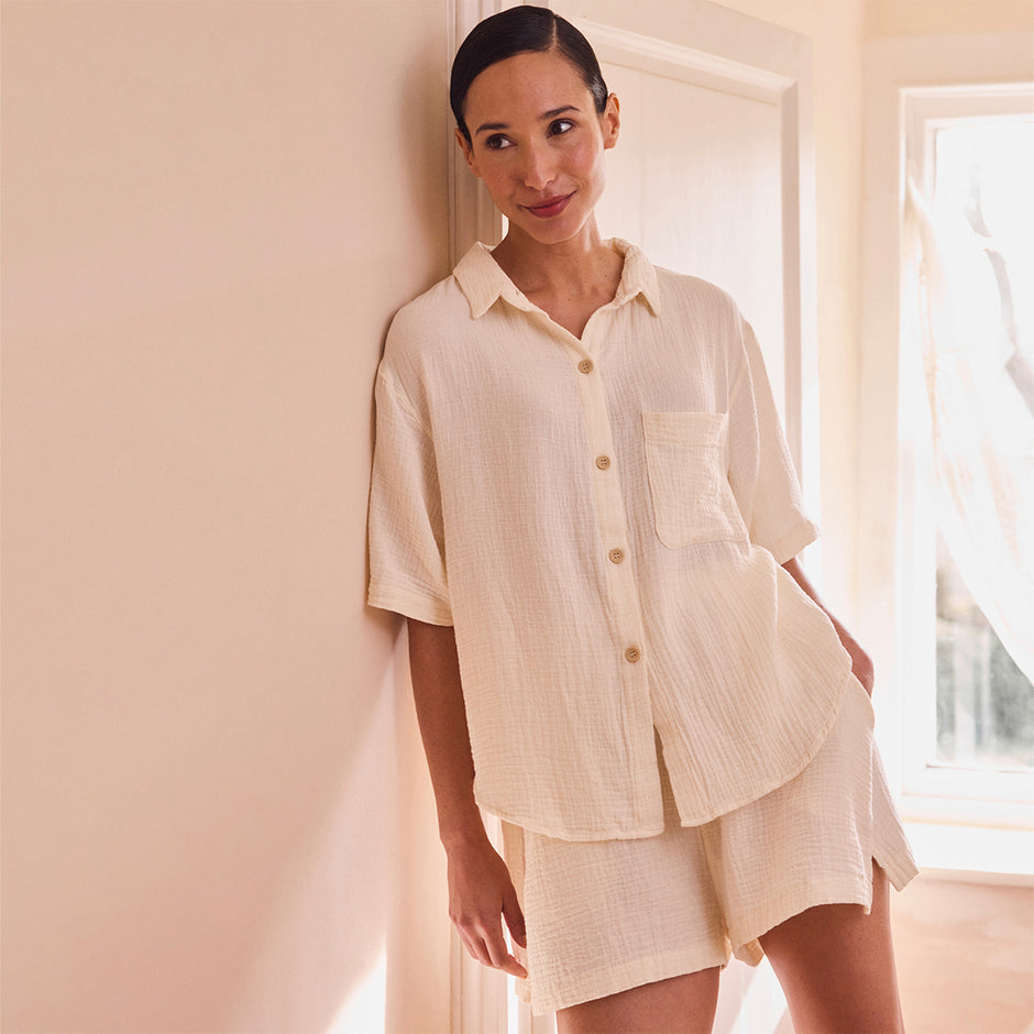 Linen Sleepwear sets | Piglet in Bed US