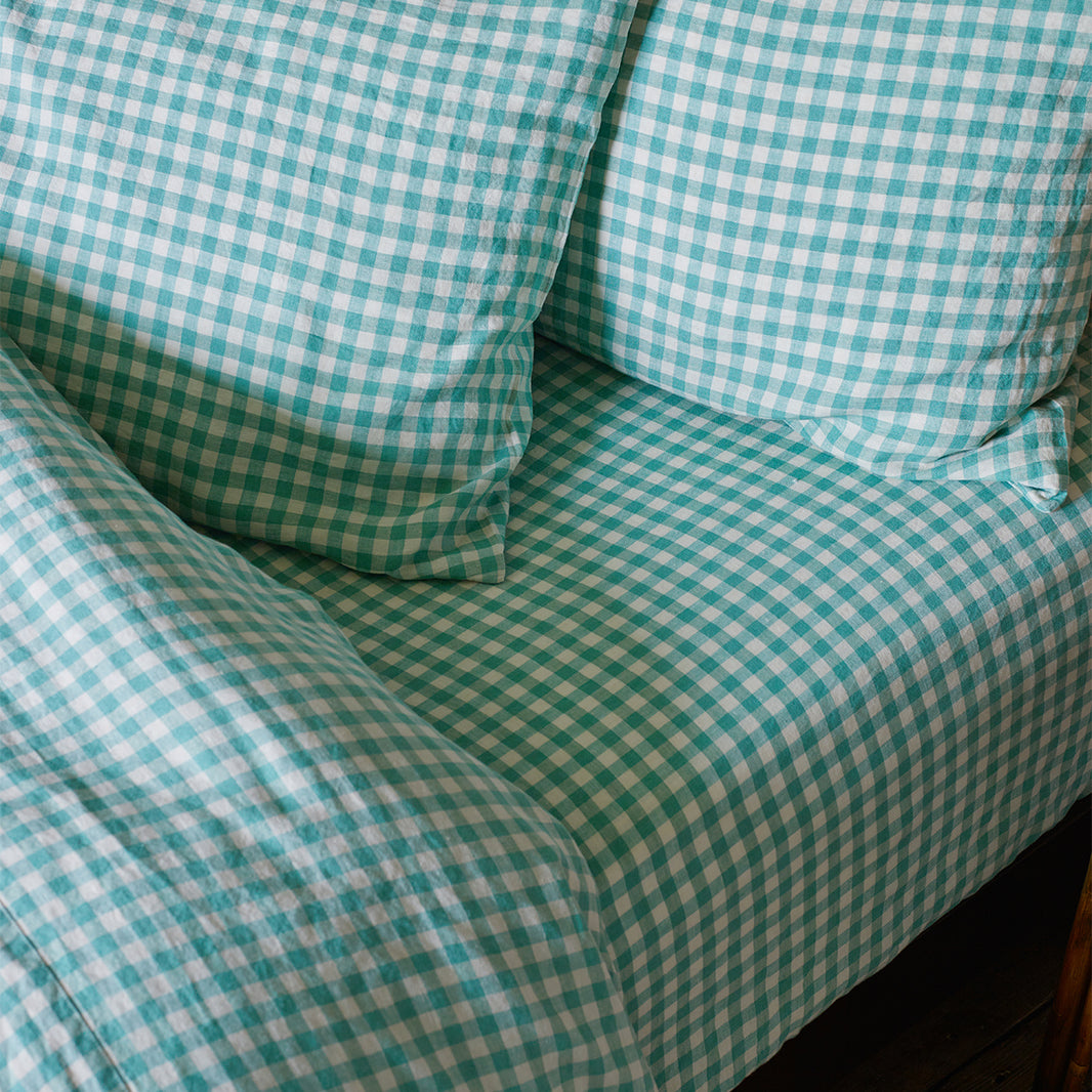 Linen Fitted Sheets Piglet in Bed US