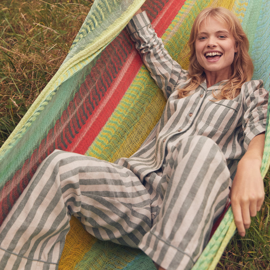 Women's Linen Blend Pajamas