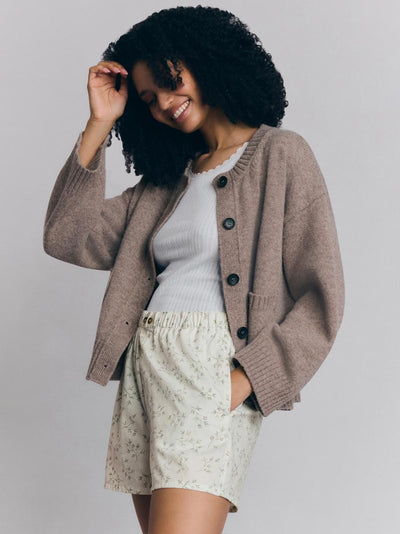 Spring Sprig Floral Cotton Boxer Shorts