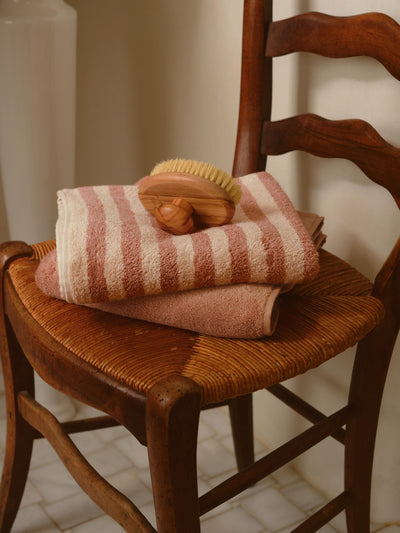 Sand Shell Fringe Edge Cotton Towels - alternate image