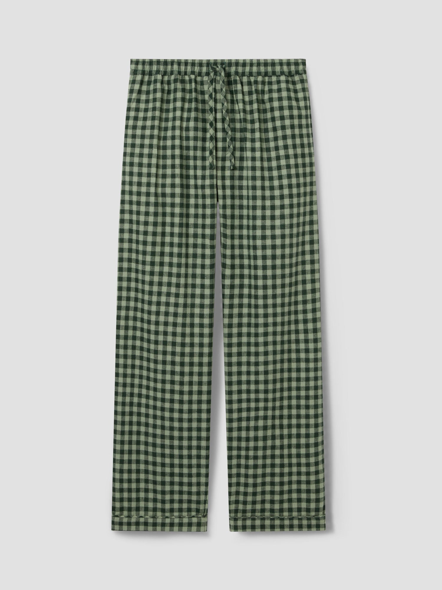 Men's Gingham Linen Pajama Pants