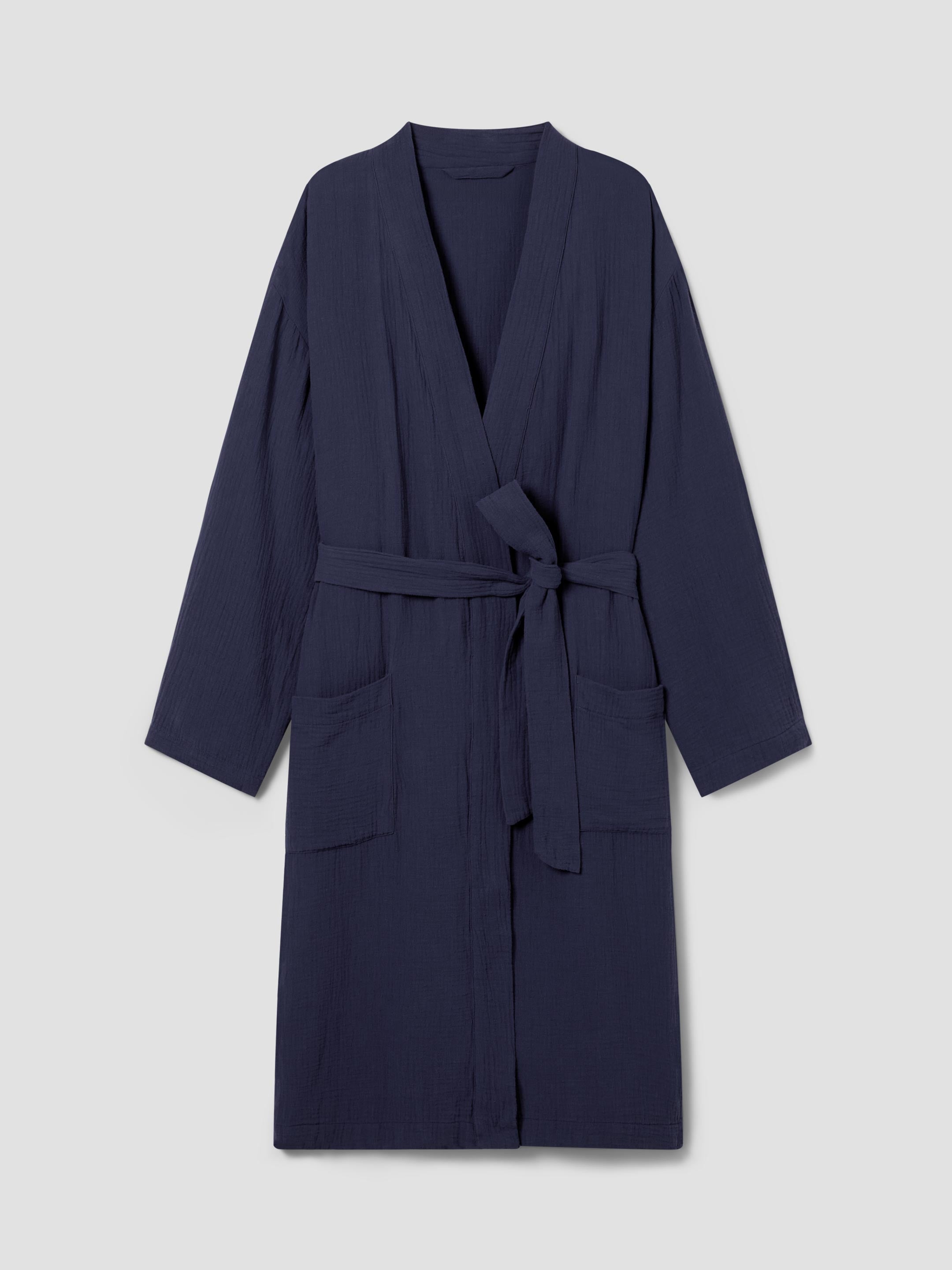 Atlantic Cotton Gauze Robe | Piglet in Bed US