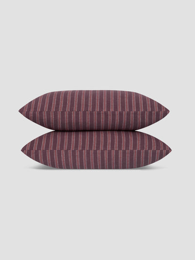 Berry Walderton Stripe 100% Linen Pillowcases (Pair) - alternate image