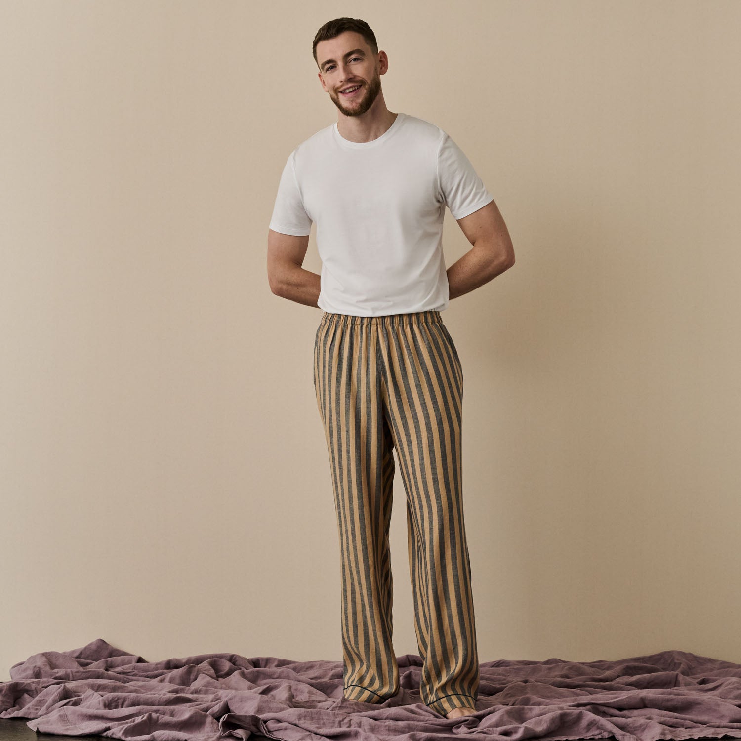 Men's Linen Pajama Pants