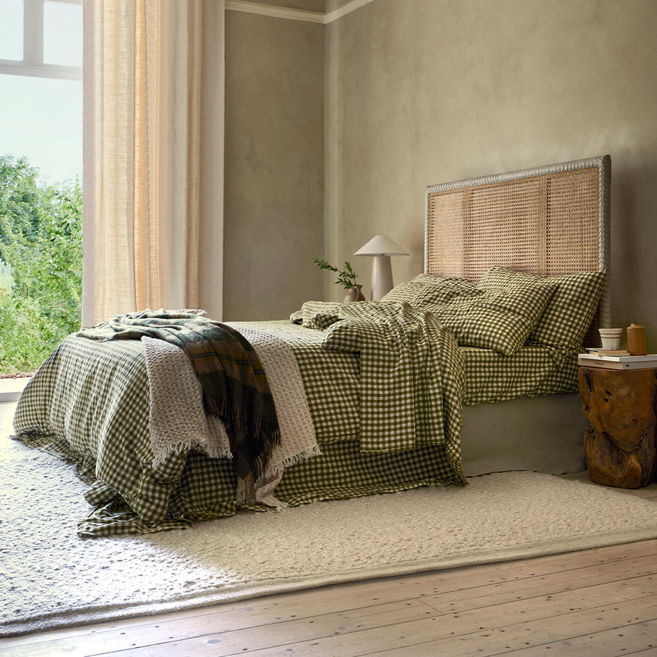 Gingham Bedding | Gingham Duvet Covers & Bedsheets | Piglet in Bed US