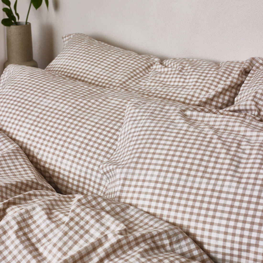 Mini Davis Pocket Polo - Cafe Au Lait Gingham: 4T