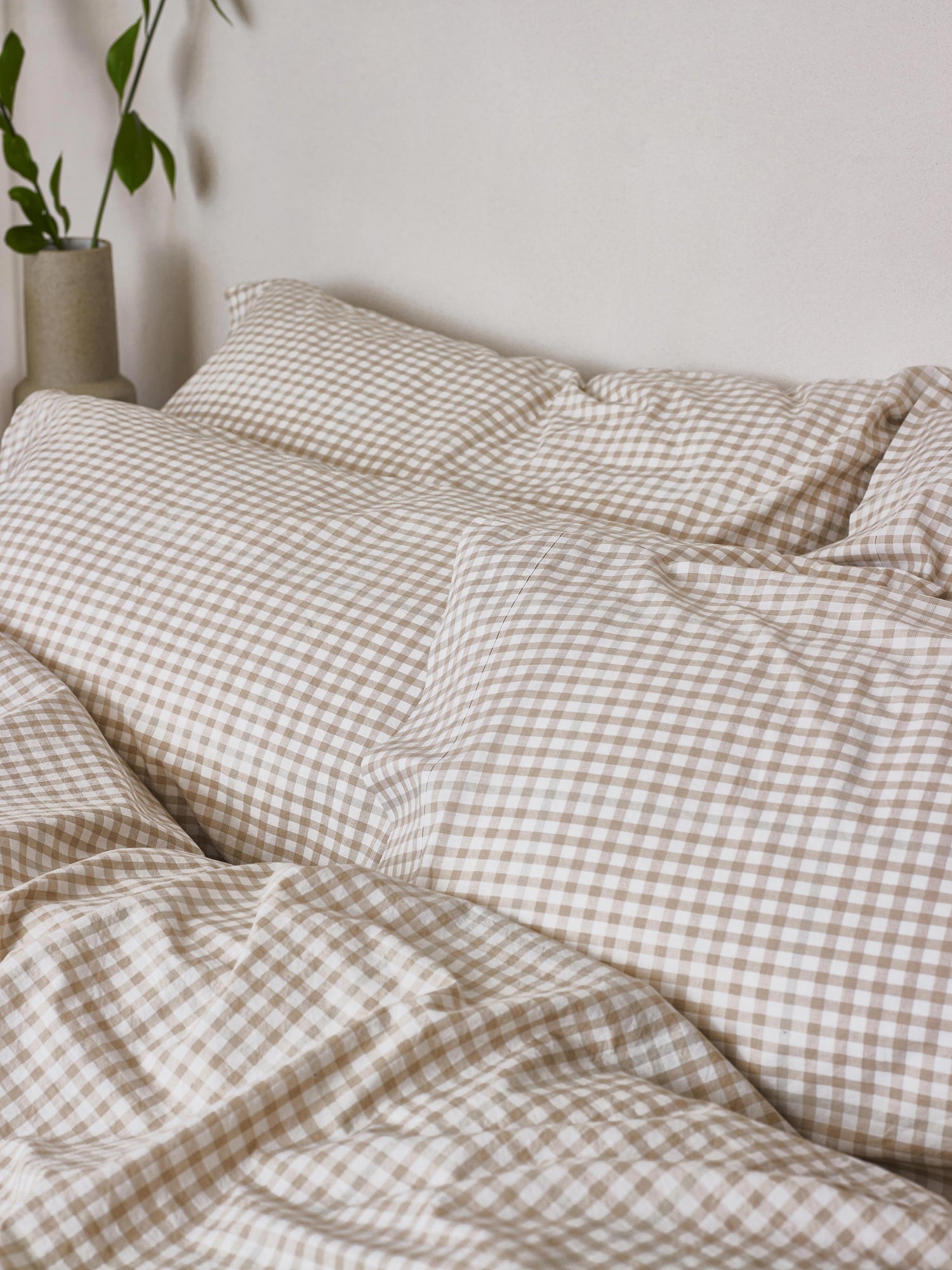 Cafe Au Lait Small Gingham