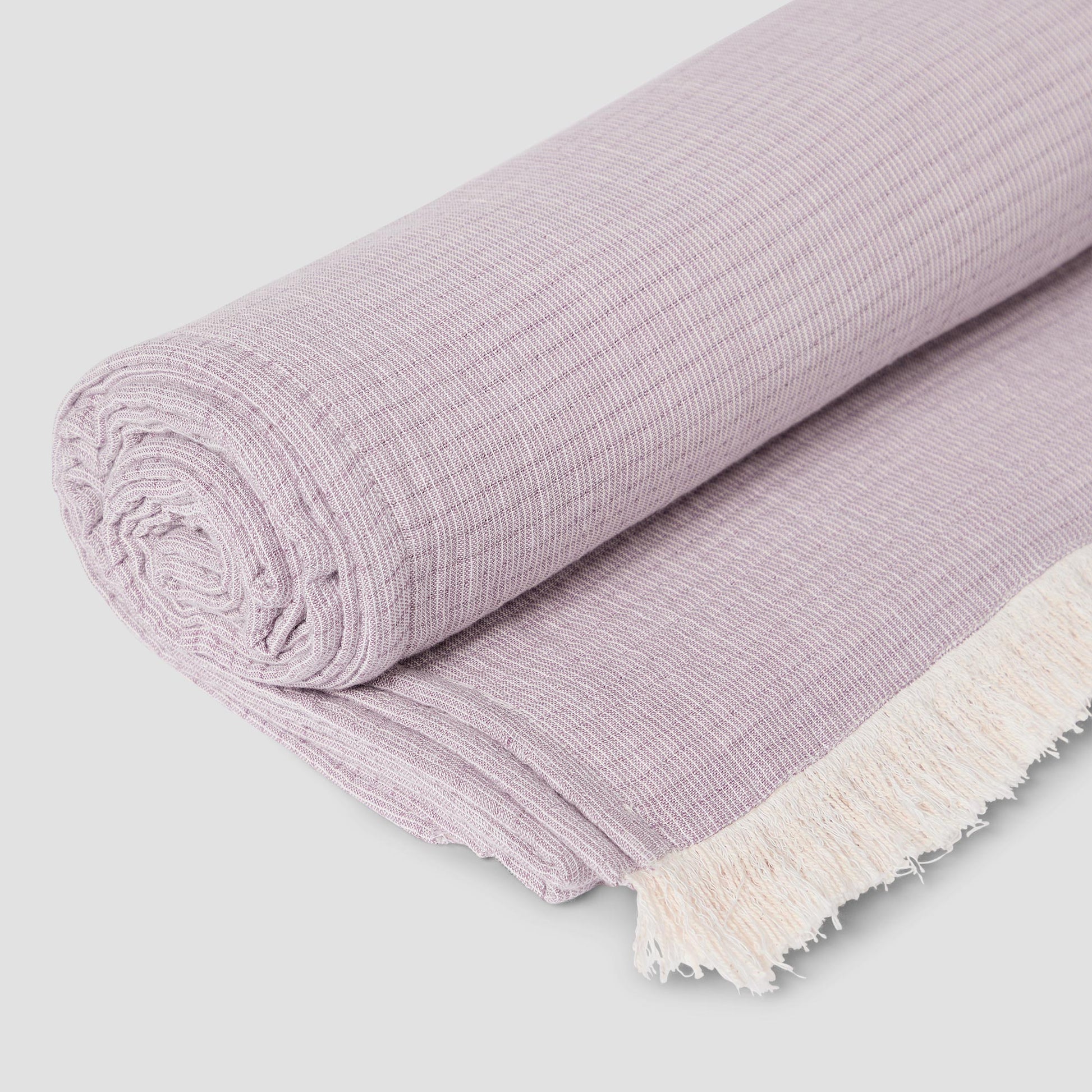 Elderberry Cotton Textured Throw