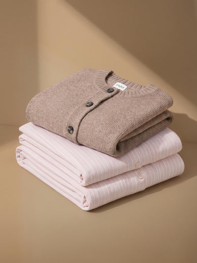 Cozy Winter Striped Loungewear Gift Set - alternate image