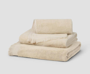 Birch Fringe Edge Cotton Towels