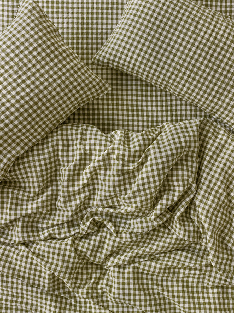 Botanical Green Gingham