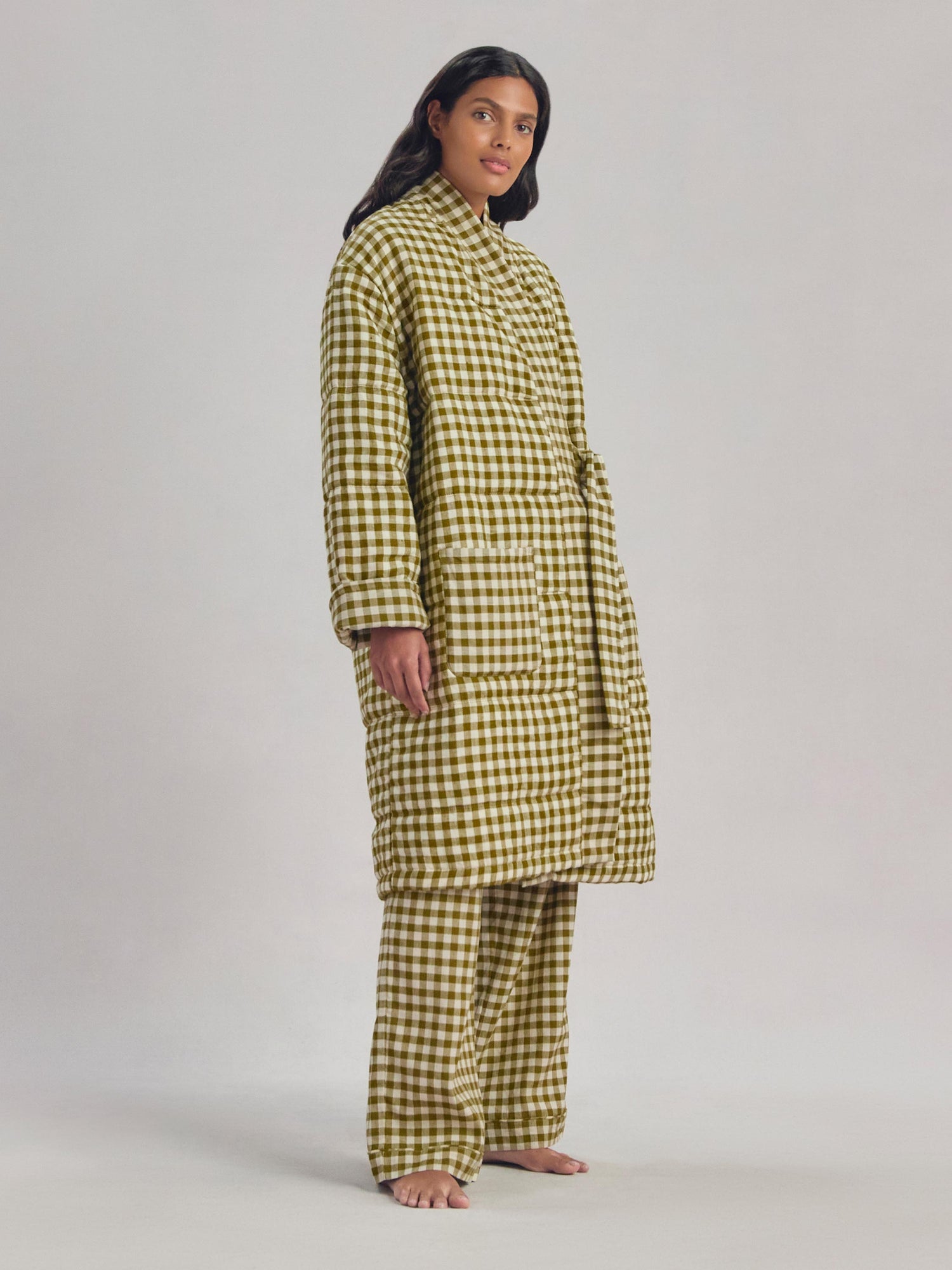 Gingham Housecoats