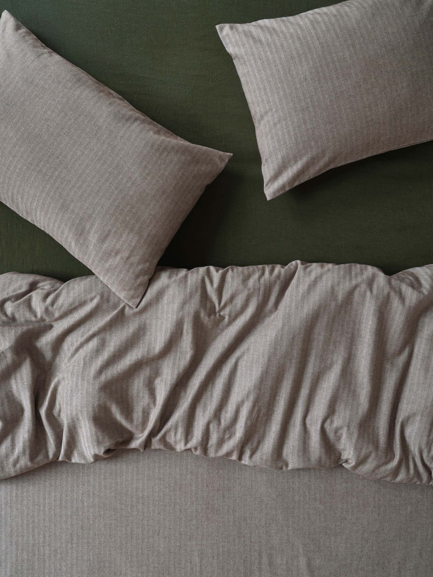 Herringbone Flannel Cotton Bedding