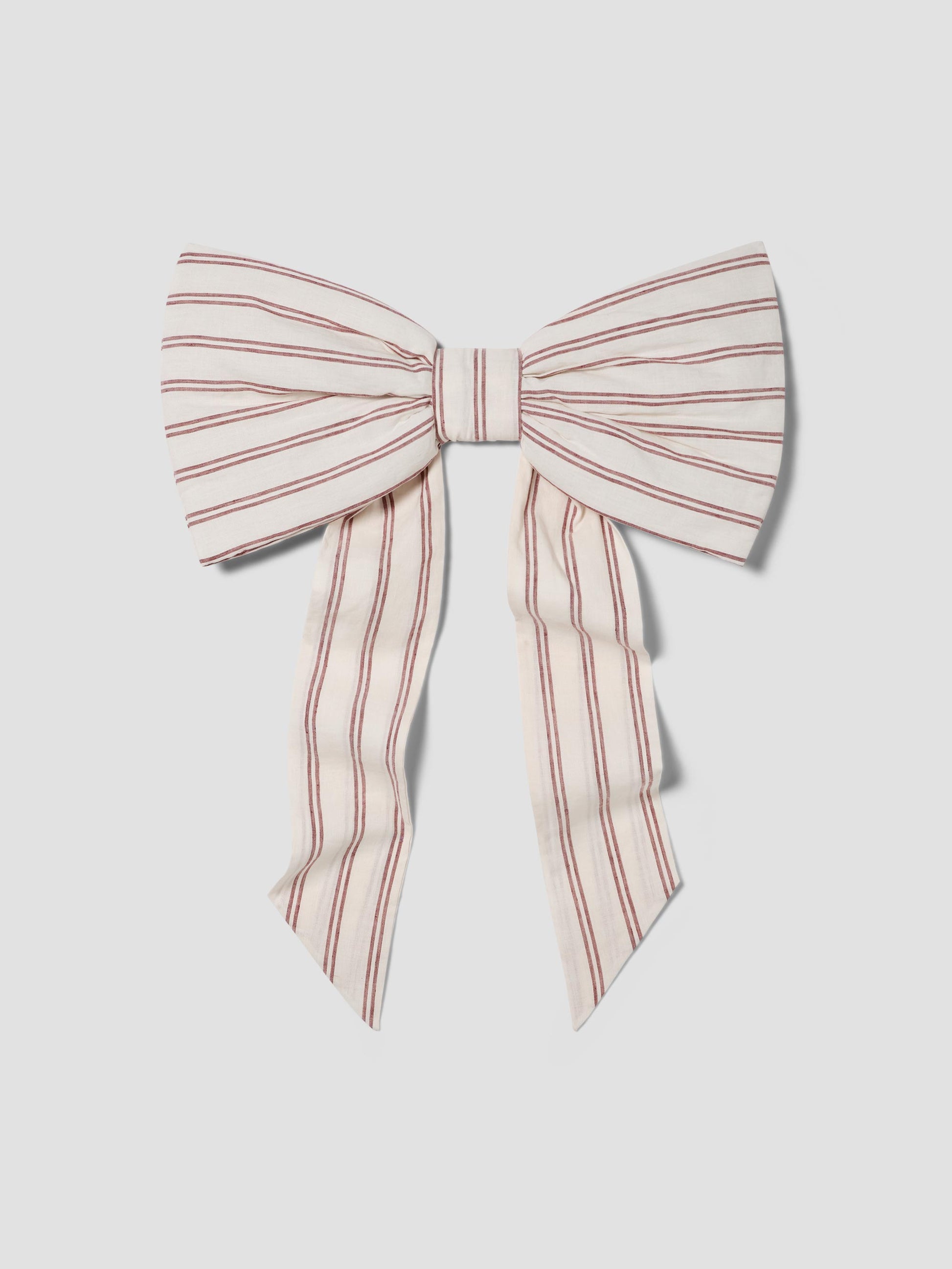 Rhubarb Kemptown Stripe Linen Blend Bow