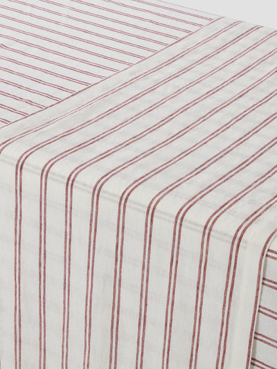 Rhubarb Kemptown Stripe Linen Blend Table Runner - alternate image