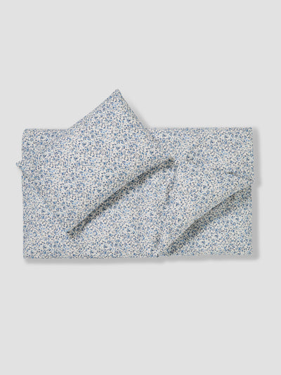 Blue Mini Meadow Kids Cotton Bedding Set