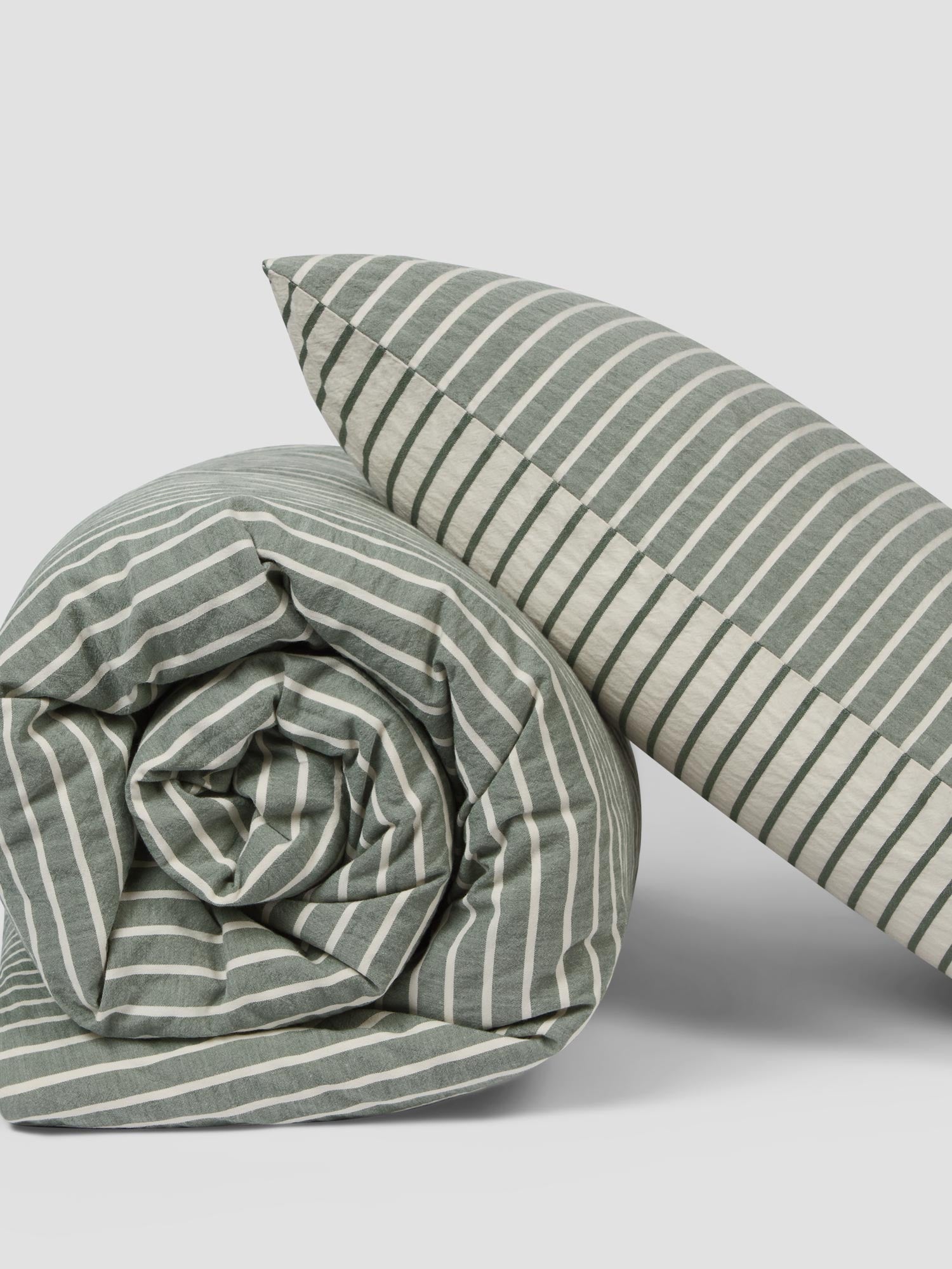 Textured Stripe Cotton Bedding